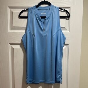 Blue Sleeveless Women's Top